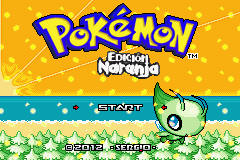 Pokemon Naranja (Spanish - Beta 5) Title Screen